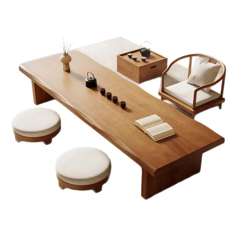 

New Chinese Zen tatami tea table and chair combination Japanese coffee table table