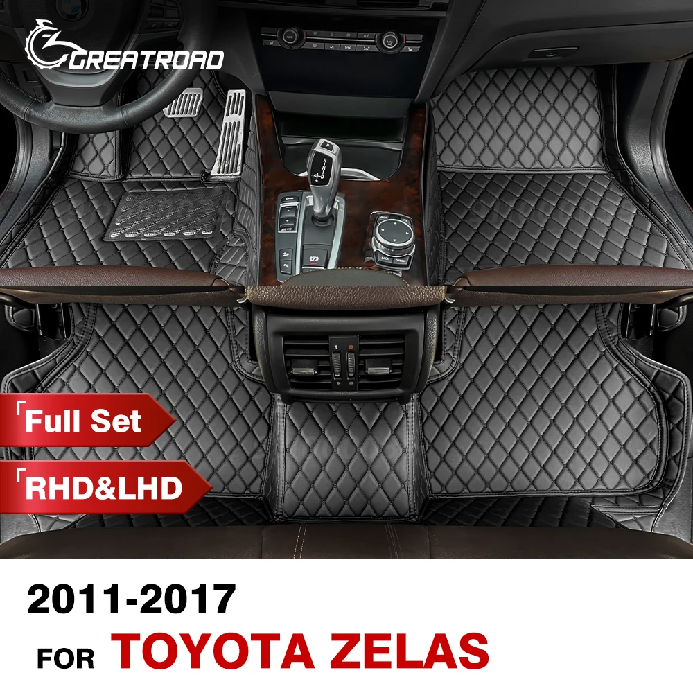 

Автомобильные коврики для Toyota Zelas 2011-2017, индивидуальные автомобильные накладки на ножки, коврик, аксессуары для интерьера