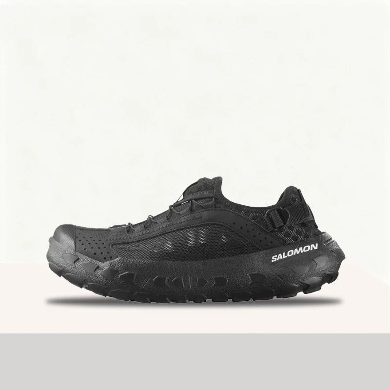 Salomon SOLAMPHIBIAN: Minimalist, Breathable, Soft, Cushioned, Lightweight Low-Top Outdoor Hiking Shoes for Women  Black 479427