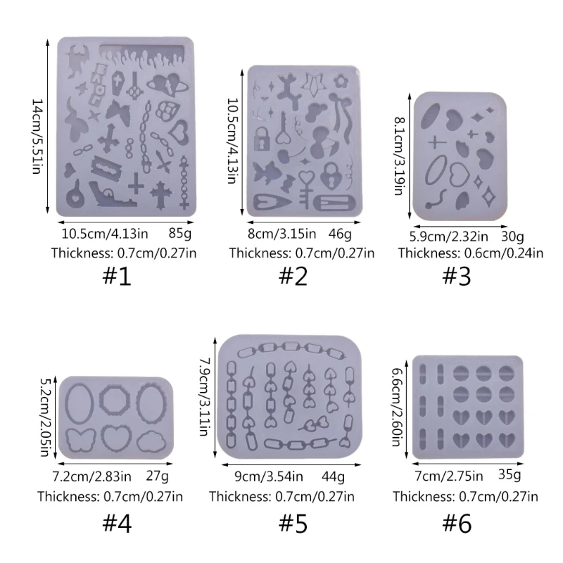 Molde enchimento resina epóxi silicone, moldes resina areia movediça, acessórios fabricação manual 97qe