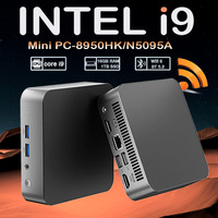 Mini Computer Intel Core I9 8950HK Mini Pc Computer Intel N5095A Windows 11 Pro 16GB DDR4 1TB 2TB SSD WiFi 6 Pc Gaming Computer