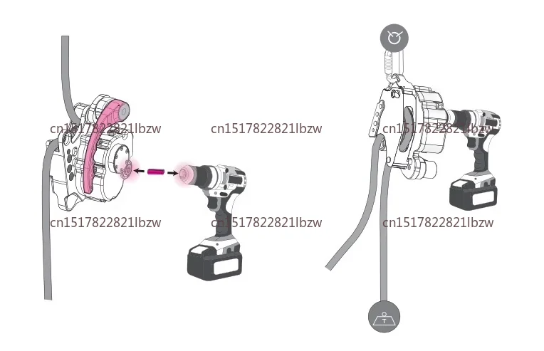 Z3 Prof Aerial Work Rope Climbing Equipment Lifting Reducer Aerial Device Installation Regulator