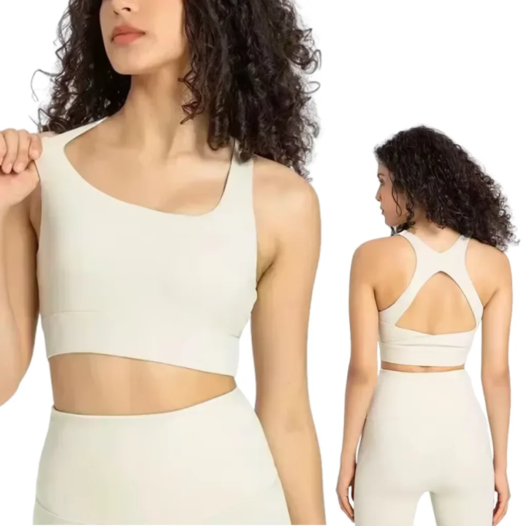 

Lemon Woman Naked Yoga Bra Gym Push Up Shockproof High Intensity Pilates Clothes Women Backless Quick Drying Cycling Fitness Bra