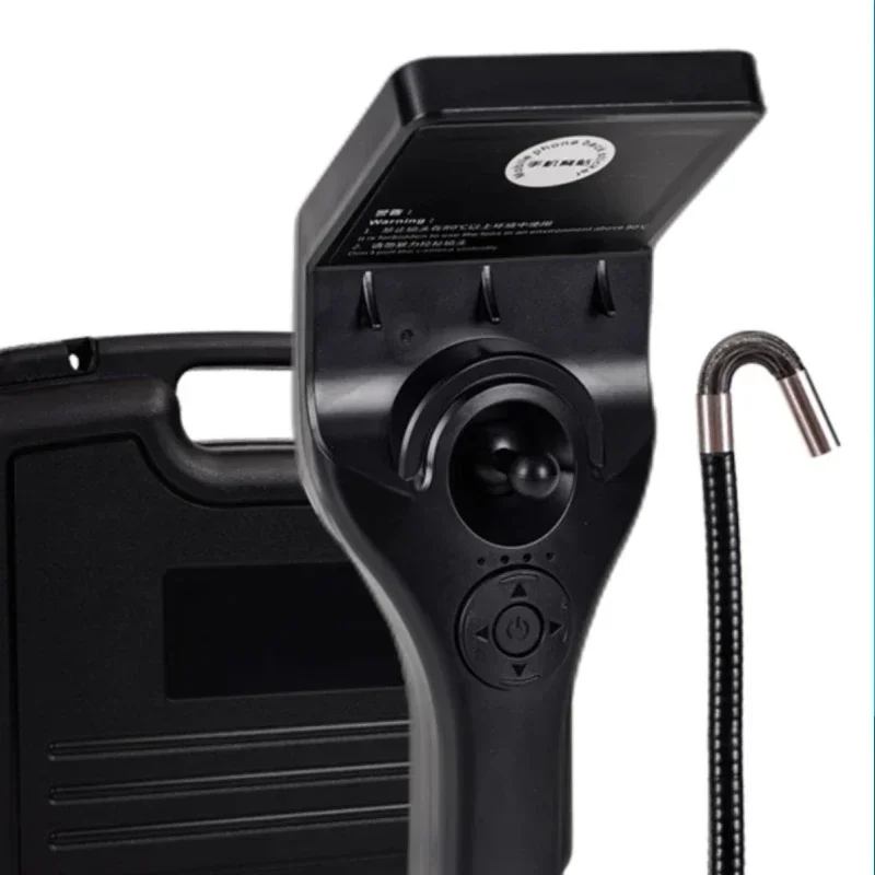New Dual-lens 360-degree Rotation Industrial Pipe Endoscope With Screen Leak Detection Pipe Auto Repair Camera Waterproof