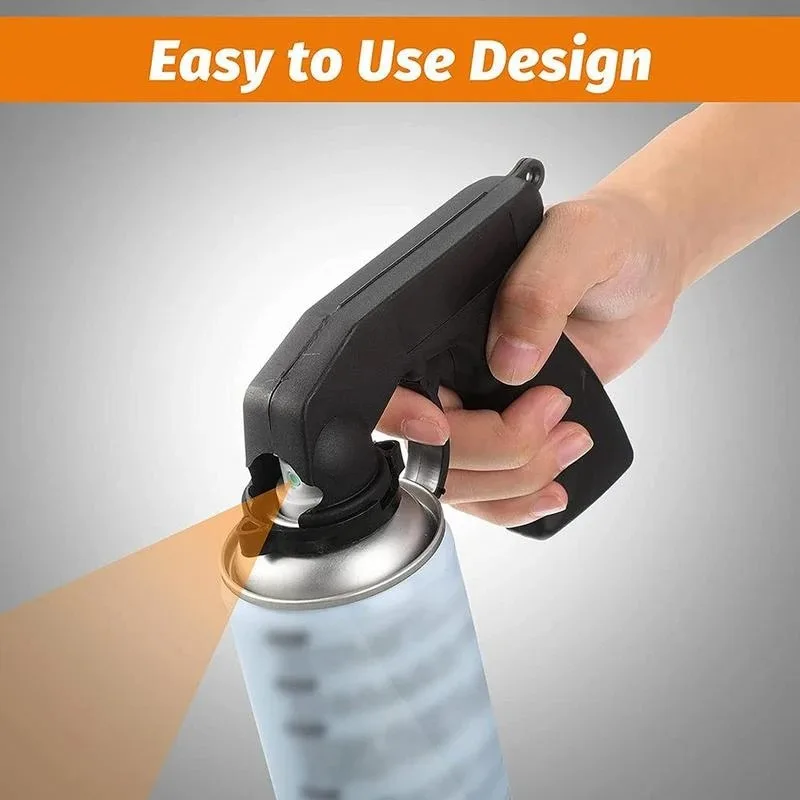 Car Polishing Paint Care Aerosol Spray Gun Handle with Full Grip Lock Handle Trigger PolishTools Can Spray Paint