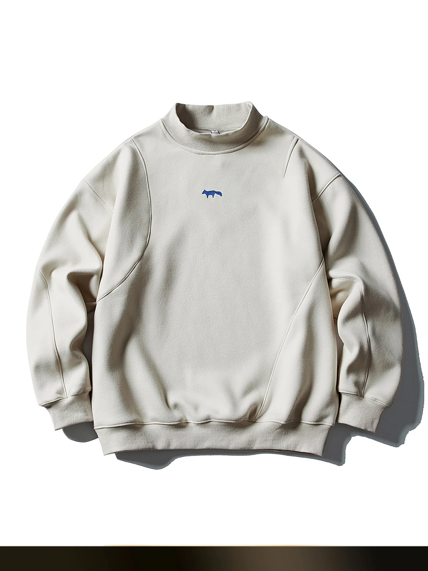 

Американское ретро-худи в стиле деконструкции с пэчворком, длинными рукавами, круглым вырезом, на флисовой подкладке, теплый топ для осени и зимы