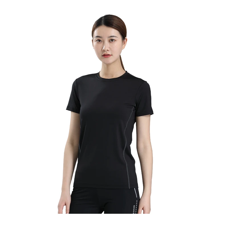 

Women Run T-shirts Prints Yoga Sport Short Sleeve Quick Dry Fitness Gym Workout Shirts Breathable Jogger Casual Running Shirts