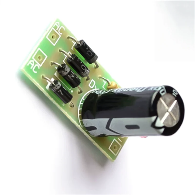 AC to DC power conversion module 1N4007 full bridge rectifier filter 12V 1A AC to DC