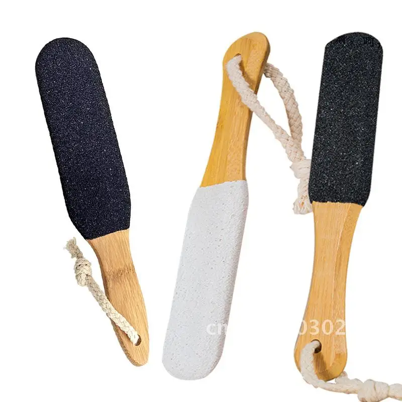 

Phyllostachys Pubescens Песчаная пилка для ног Средство для удаления мозолей Шлифовальная машина для омертвевшей кожи Овальной формы Бамбуковый черный силиконовый белый корунд