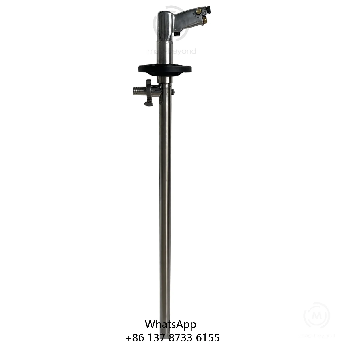 SS Pneumatische Trommelpumpe, luftbetriebene Fasspumpe, Luftmotor-Transferpumpe