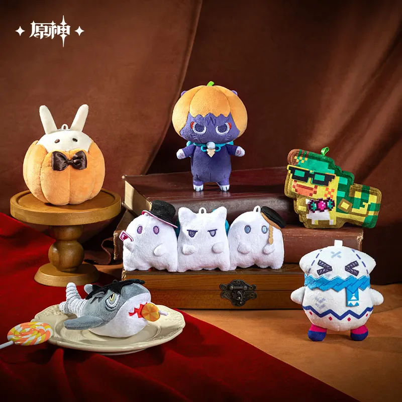 

[Genuine] miHoYo Game Genshin Impact Plush Pinch Pendant Arlecchino Citlali Klee Cartoon Doll Anime Keychain Cosplay Xmas Gifts
