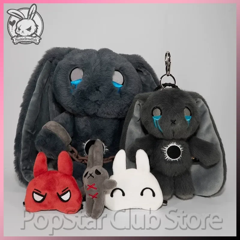 plushie-dreadfuls-gray-bunny-plush-doll-soft-stuffed-animal-comfort-doll-stress-relief-companion-surprise-creative-trendy-gifts