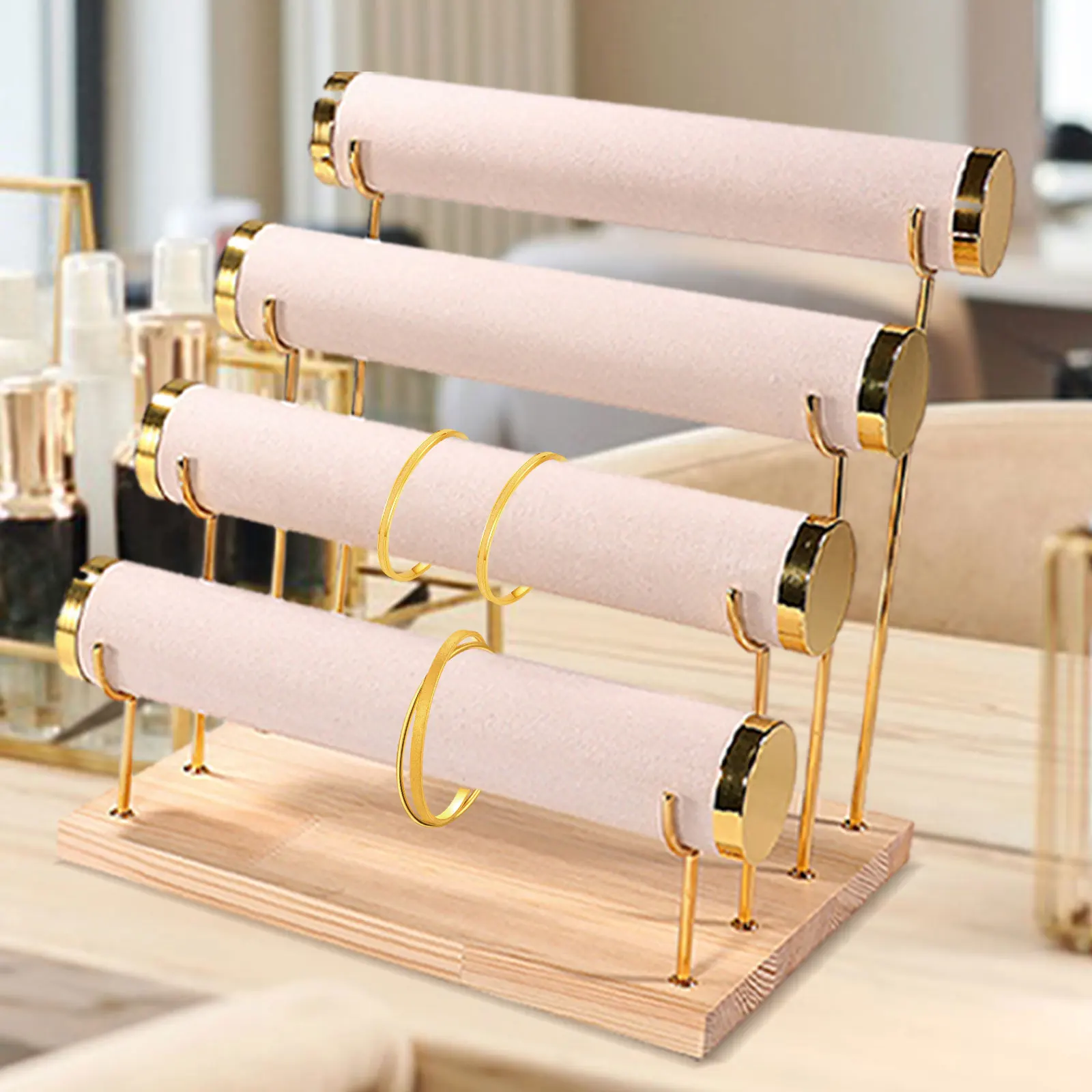 

4-х ярусный держатель для браслета, подвески для хранения ножного браслета, башня, подставка для туалетного столика, продажа, бизнес-шкафа для спальни