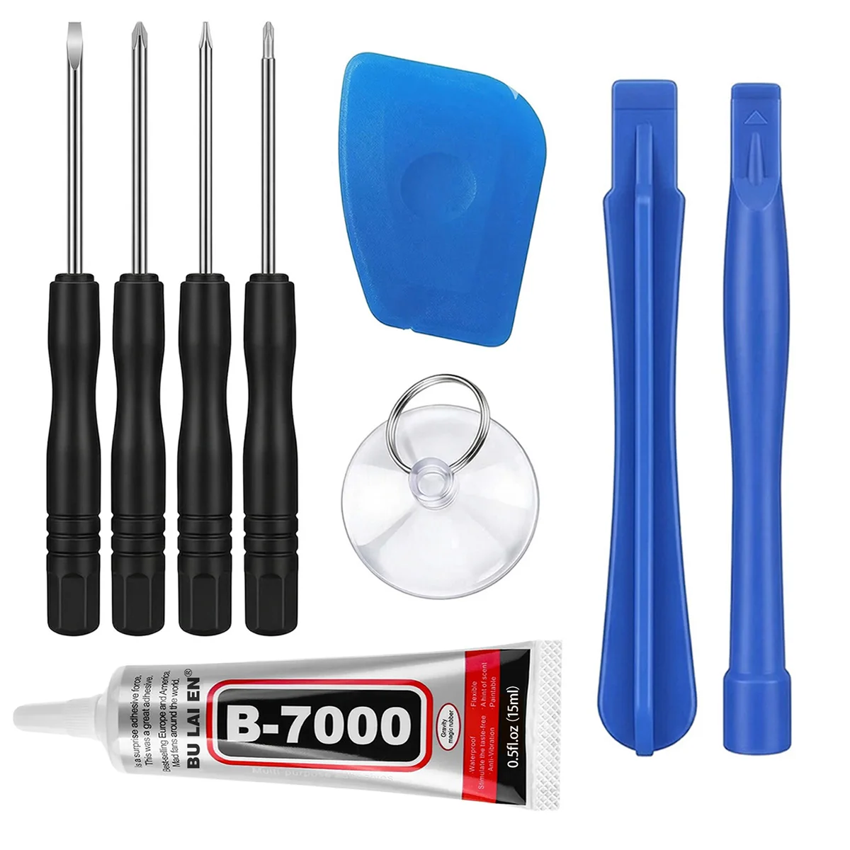 8-in-1 Mobile Phone Repair Tools Disassembly Repair Kit for iPhone – Screwdriver Combination, Multi-Function Disassembly Set.
