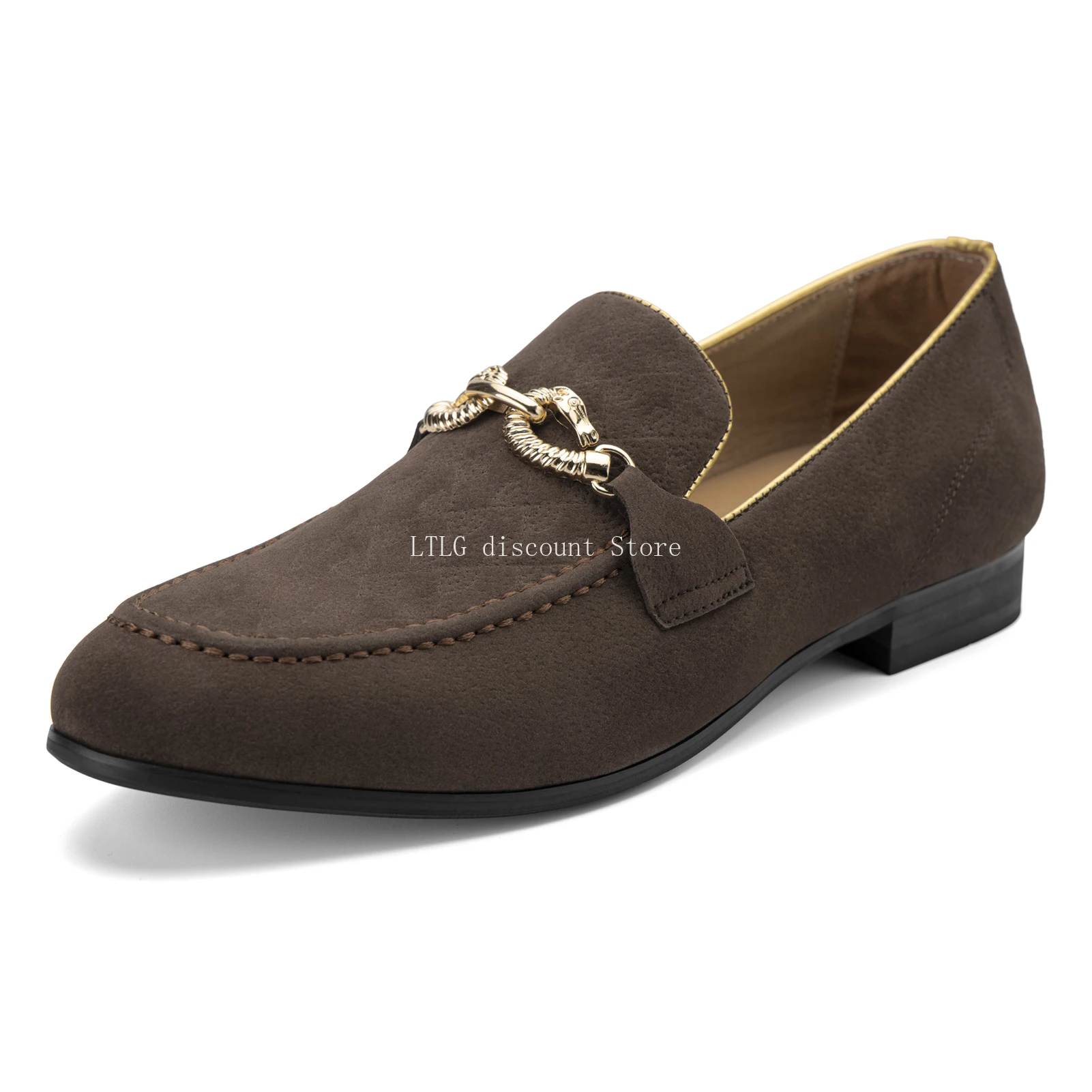 

Men's Casual Leather Shoes, Fashionable Classic Microfiber PU Leather Loafers, and Men's Wedding Dress Shoes