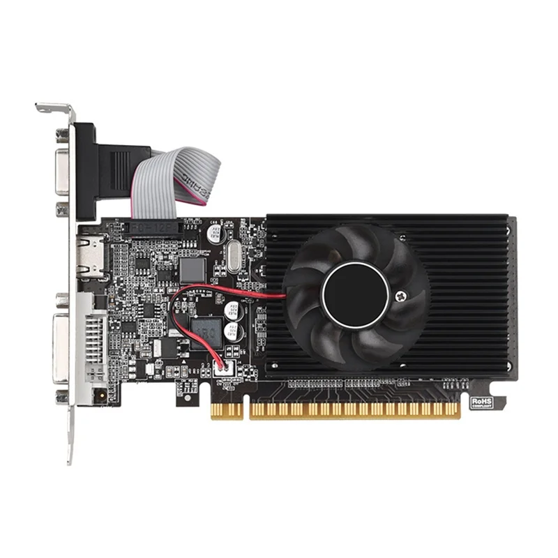 GT210 1GB GDDR3 64Bit Graphics Card PClE X16 2.0 GPU Computer Graphics Card DVI-D+VGA+HD Desktop Video Card