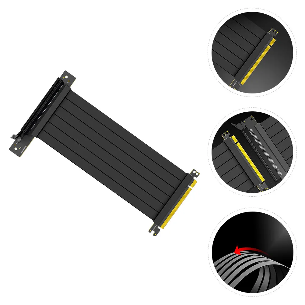 

Pci Express Riser 90 Degree 50Cm Pci-E 3.0 16X Extension Cable Stable Signal Transmission GPU Extension Computer Accessory