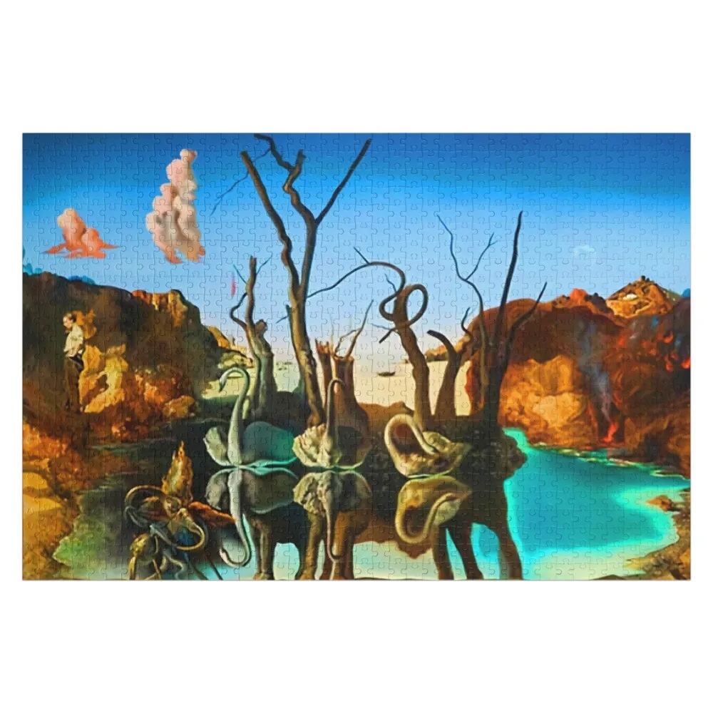 

Moment Salvador Dali Explosion Jigsaw Puzzle Wooden Name Custom Personalized Anime Personalized Toy Puzzle
