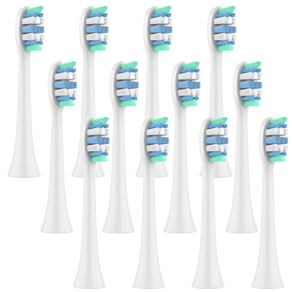 

Replacement Toothbrush Brush Heads Compatible with Philips Sonicare and More Click-on Handles 2100 4100 5100 5300 6100 6500 7500