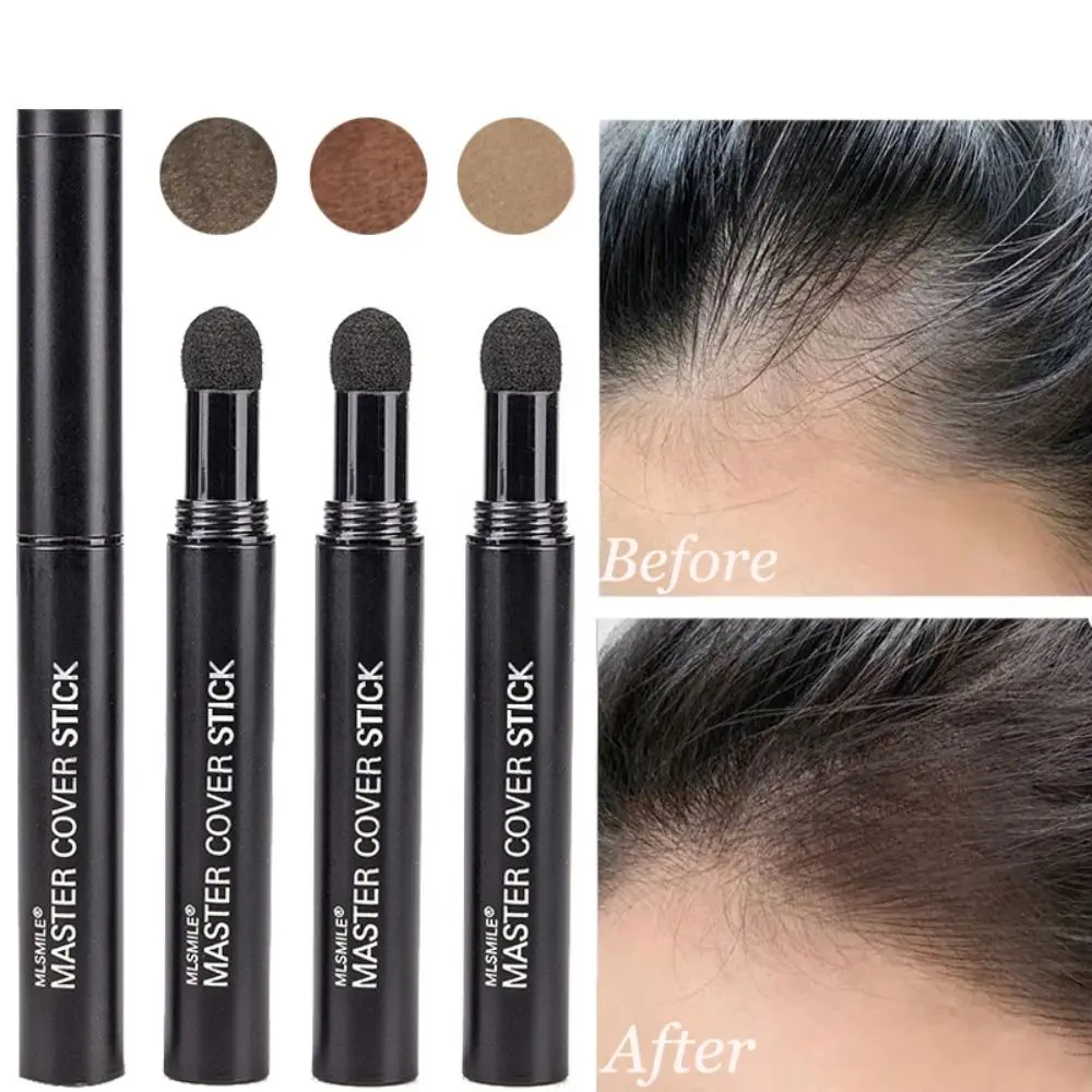 4 Farben Haars tyling vertuschen Haar füllung Puder Haar Schatten Puder Haaransatz Puder Haaransatz Concealer