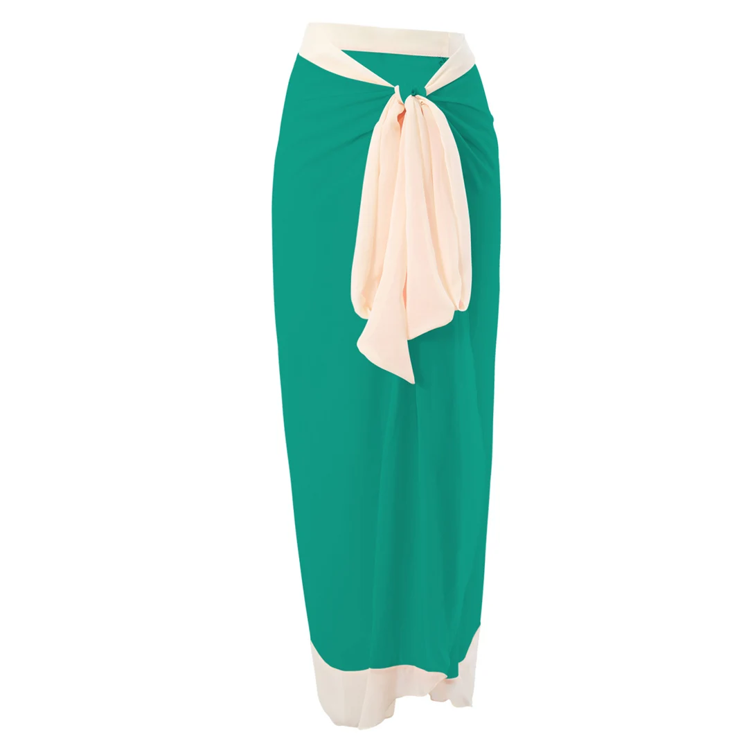 S - XL Sexy mit Sarong, 3D-Blumenmuster, tiefes V-Ausschnitt, hoch geschnitten, Damen-Badeanzug, einteiliger Badeanzug, Damen-Badebekleidung, Badeanzug, Modell V5035 – Detail 25