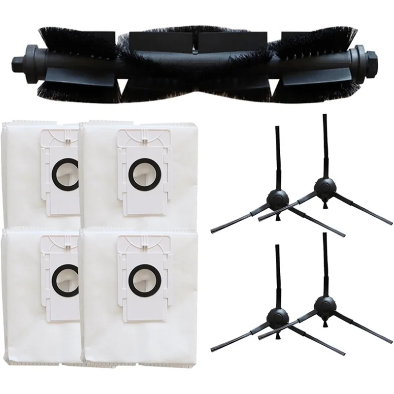 

B51CNEW! Комплект аксессуаров для робота-пылесоса Verefa L11 Pro: основная роликовая щетка, боковая щетка, мешок для сбора пыли