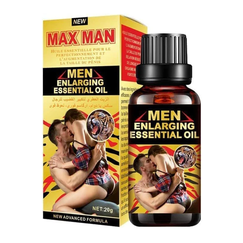 2PCS Men Massage Oil for Sex-Sexual Enhancement Erection Cream Penisgrowth Oil Longer Thicker Penis Energy Massage Essential Oil