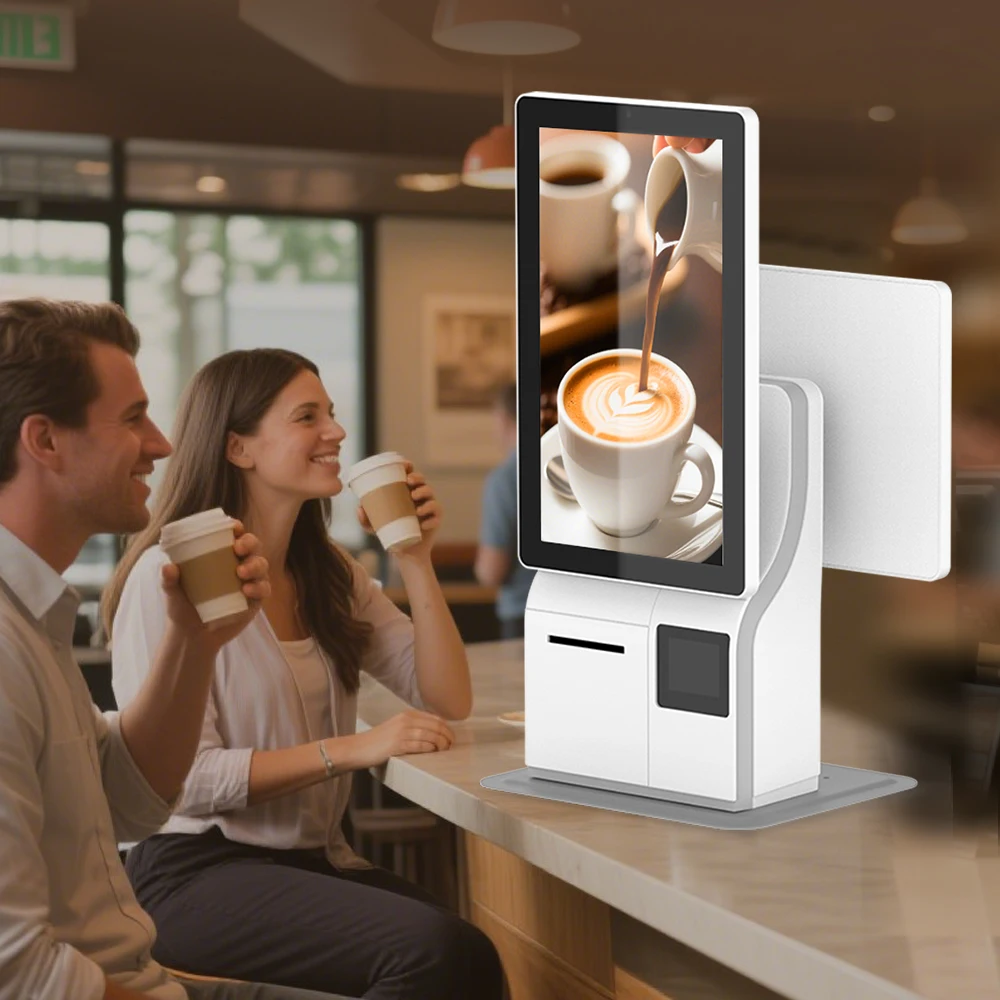 Self-service Payment Kiosk Food Self Ordering Machine for Restaurant 15.6 Inch Automatic Touch Screen