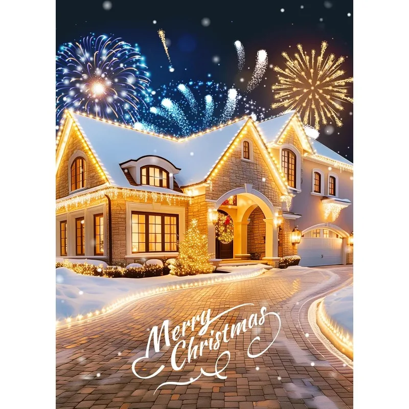 Luces navideñas C9 para exteriores, adornos navideños Vintage C9 de 200 LED de 200 pies, luces de cadena impermeables conectables para vacaciones exteriores