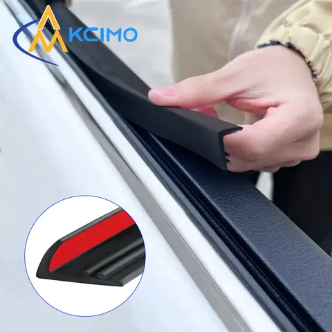 1PC 자동차 창 씰 스트립 고무 자동차 사이드 윈도우 갭 필러 소음 절연 방수 방풍 7 모양 씰링 스트립