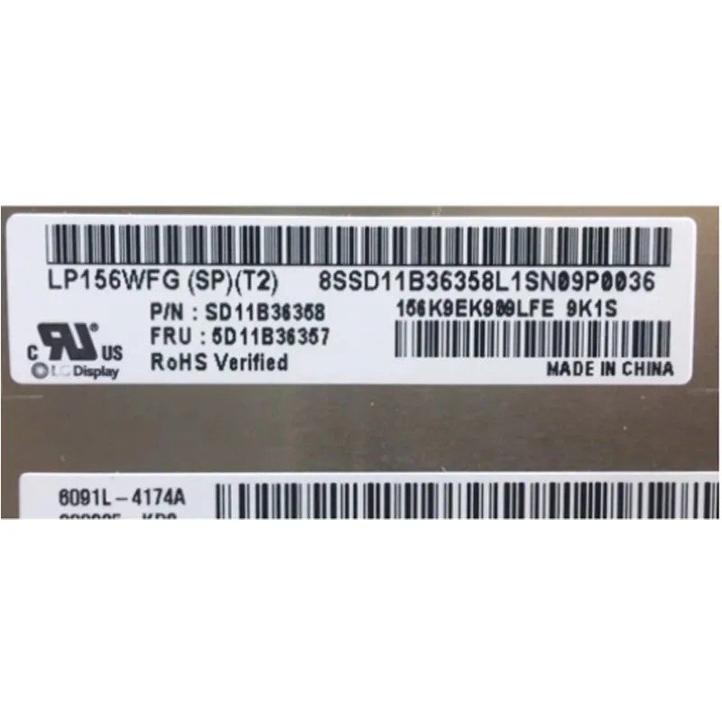 Imagem -04 - Tela do Ips de Fhd 15.6 Polegada 165hz 1920x1080 40 Pin Edp Lp156wfg-spt1 Lp156wfg-spt2 Lp156wfg-spt5 B156han12.1