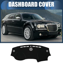 UXCELL Dashboard Dash Cover Mat for Chrysler 300c 2011-2017 Sun Protector Pad Black