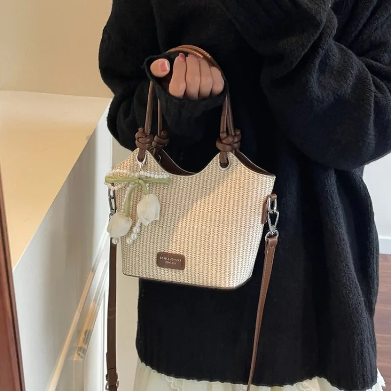 Trendy Classic Diaper Bag For Women Elegant Crossbody Handbag Luxury Designer Minimalist Vintage Large Capacity Tote Bag - view 4