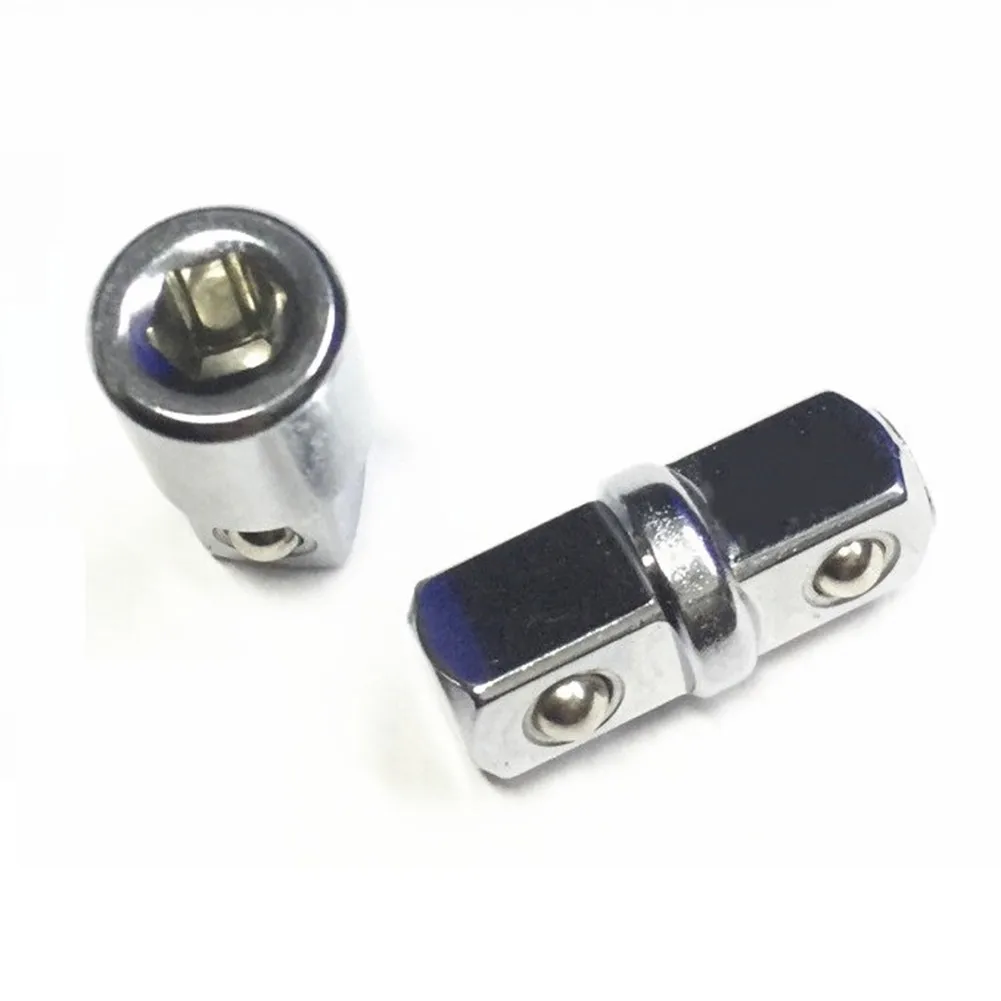 2pcs 1/4 Inch 3/8 Inch Extension Wrench Adapter Chrome Vanadium Steel Converter For Wrench Sleeve Adapter Power Tool Accessories