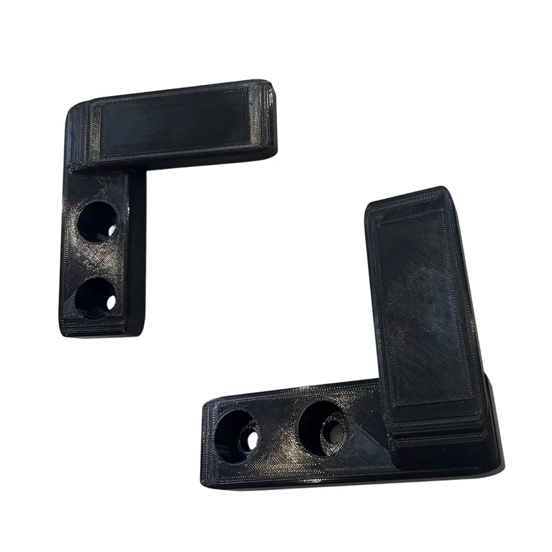 2P Black Roof Middle Securing Hardware Support Brackets Compatible With Ford Bronco, Center Roof Fixed Mounting Accessories