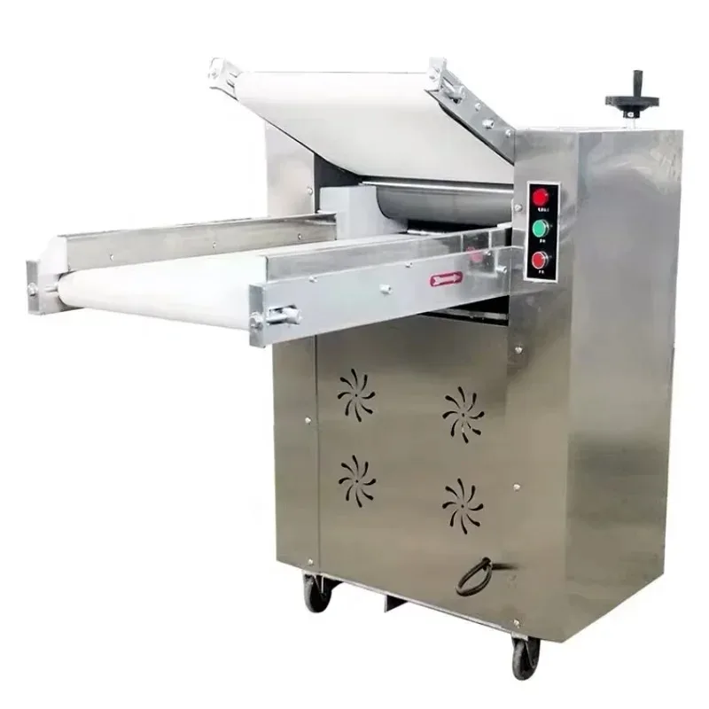 

350 Pastry Sheeter Dough Sheet Make Machine / Russian Pancake Dough Sheeter/ Samosa Dough Sheet Flattening Machine