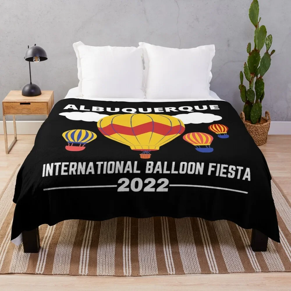 

Albuquerque Balloon Fiesta 2022 Throw Blanket Soft Hairy anime for babies Blankets