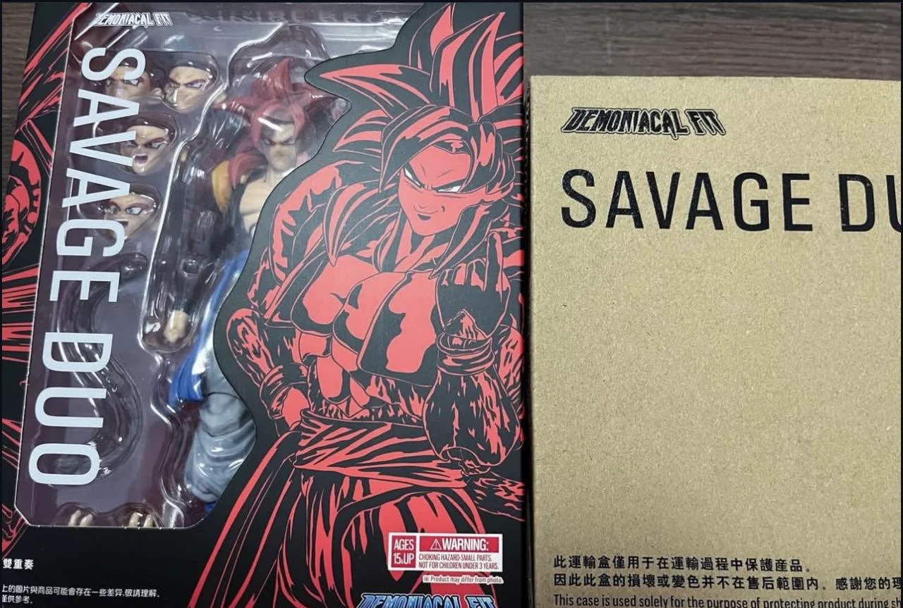New Demoniacal Fit SSJ4 Gogeta Action Figure Dragon Ball GT 3.0