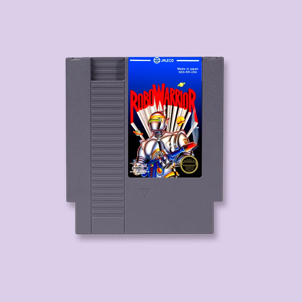 Robo Warrior Action Game Card for NES 72 Pins 8bit Console Video Game Cartridge