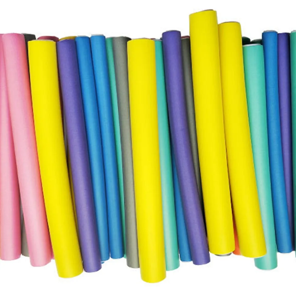 Styling Tools Soft Foam Flexible Hair Roller Flexi Twist Bendable Curling Hair Roller Portable Durable Flexi Rods Beauty Salon