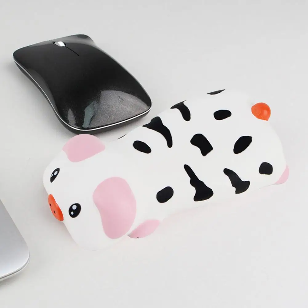 Cute Wrist Rest Support Foam Memory Cartoon Pig Mouse Wrist Rest Support Kawaii Slow Rising Squishy Toy Keyboard Wrist Support