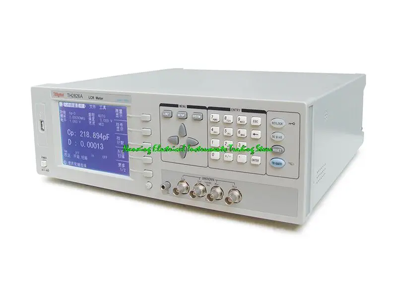 Tonghui TH2826A Digital High Frequency Economic LCR Meter Capacitance inductance resistance tester 20Hz-2MHz basic accuracy 0.1%