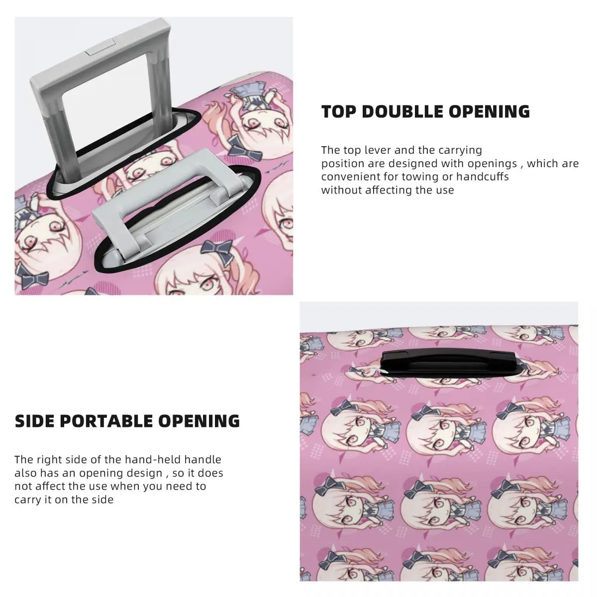 Mizuki Akiyama Chib Protezione per valigia Coperture protettive elastiche per bagagli da viaggio per 18-32 pollici