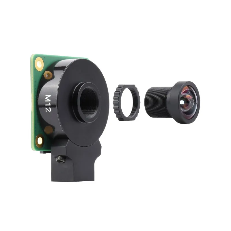 Objectif haute résolution Waveshare M12, 12MP, FOV 113 °, distance focale 2.7mm, compatible avec appareil photo Raspberry Pi, haute qualité