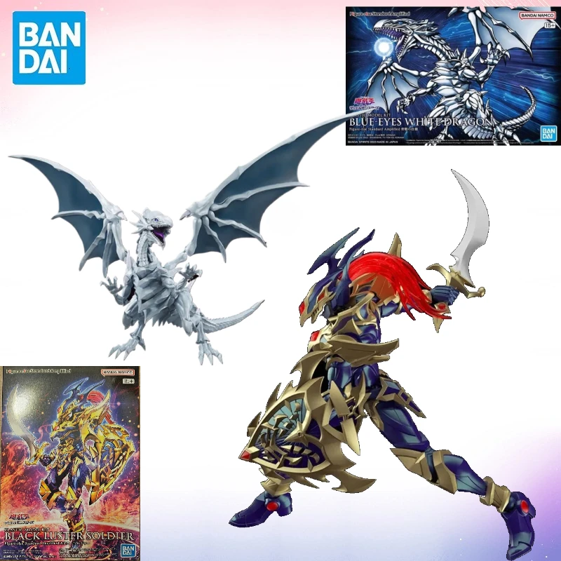 

Bandai FRS Figure-rise Standard BLACK LUSTER SOLDIER BLUE EYES Yu-Gi-Oh Aninm Action Assembly Figure Original Model KIT Toy Gift
