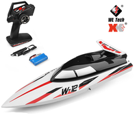 WLtoys 2.4G WL912-A RC Boat Waterproof Upgrade 35km/H High SpeedBoat  RechargeablE Remote Control Ship Adult Children Toys Gift