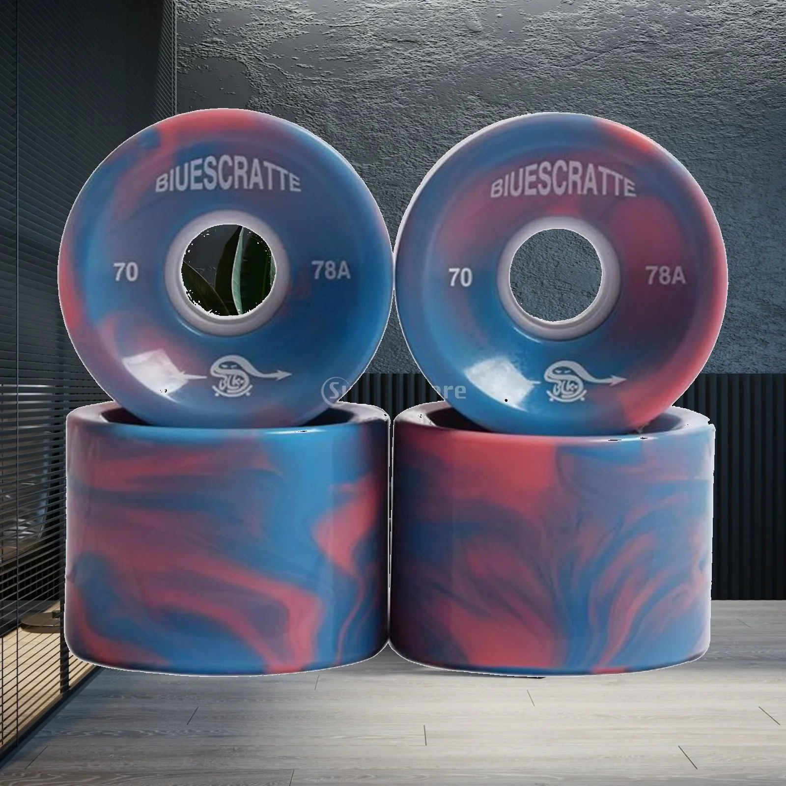 

4 Pieces Skateboard Wheels 70x51mm Longboard PU Roller Cruiser Skateboard