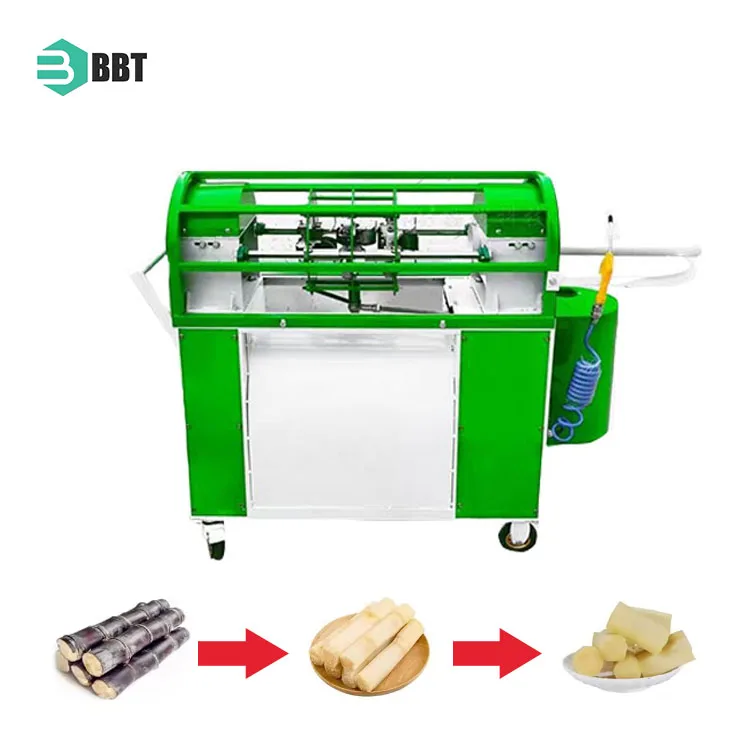 

High Productivity Commerical Automatic Electric Sugar Cane Peeler Sugarcane Peeling Machine