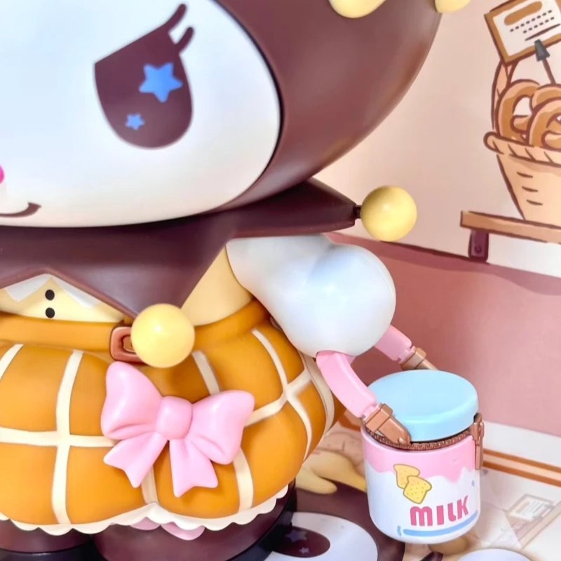Sanrio Bouwstenen Anime Kuromi Brood Party Serie Leuke Splicing Modellen Mobiele Accessoires Speelgoed Collectie Geschenken