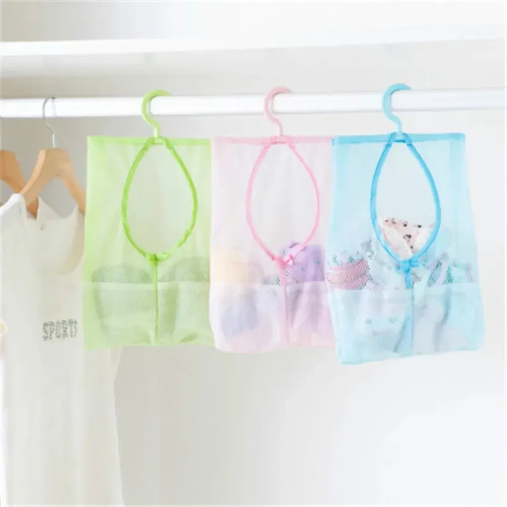 Bathroom Baby Toys Bag Multifunctional Hanging Storage Mesh Bags Baby Bath Toys Eco-Friendly Mesh Child Kids Bath Toys Baskets